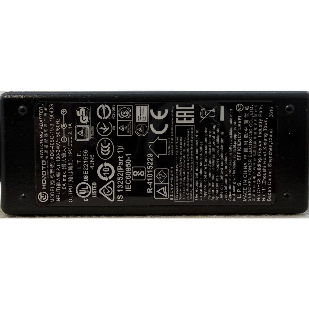Genuine HOIOTO ADS-40SG-19 19V 2.1A 40W Acer Monitor Charger